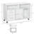 Mobile Storage Cabinet With Printer Stand, Lockable Drawers, And Ample Shelves For Office And Home Organization
