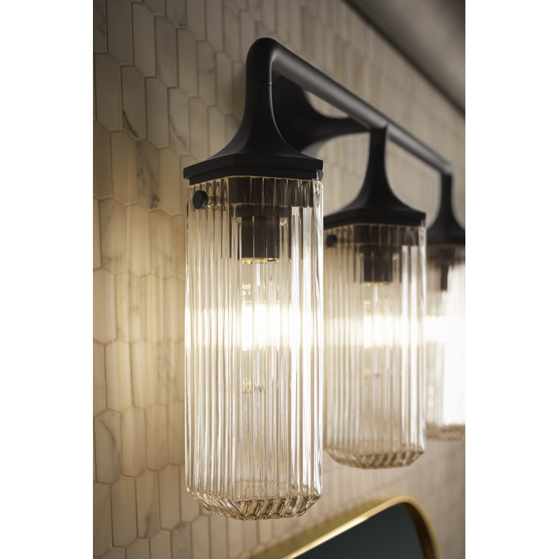 Occasion 3-Light Sconce, Matte Black