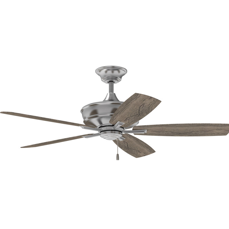 Franson 56'' Ceiling Fan, Brushed Polished Nickel