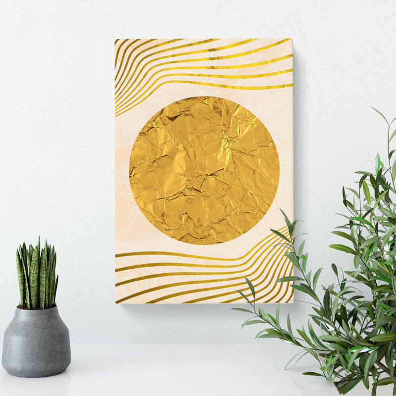 Golden Sun - Wrapped Canvas, 91cm H x 60cm W x 3cm D