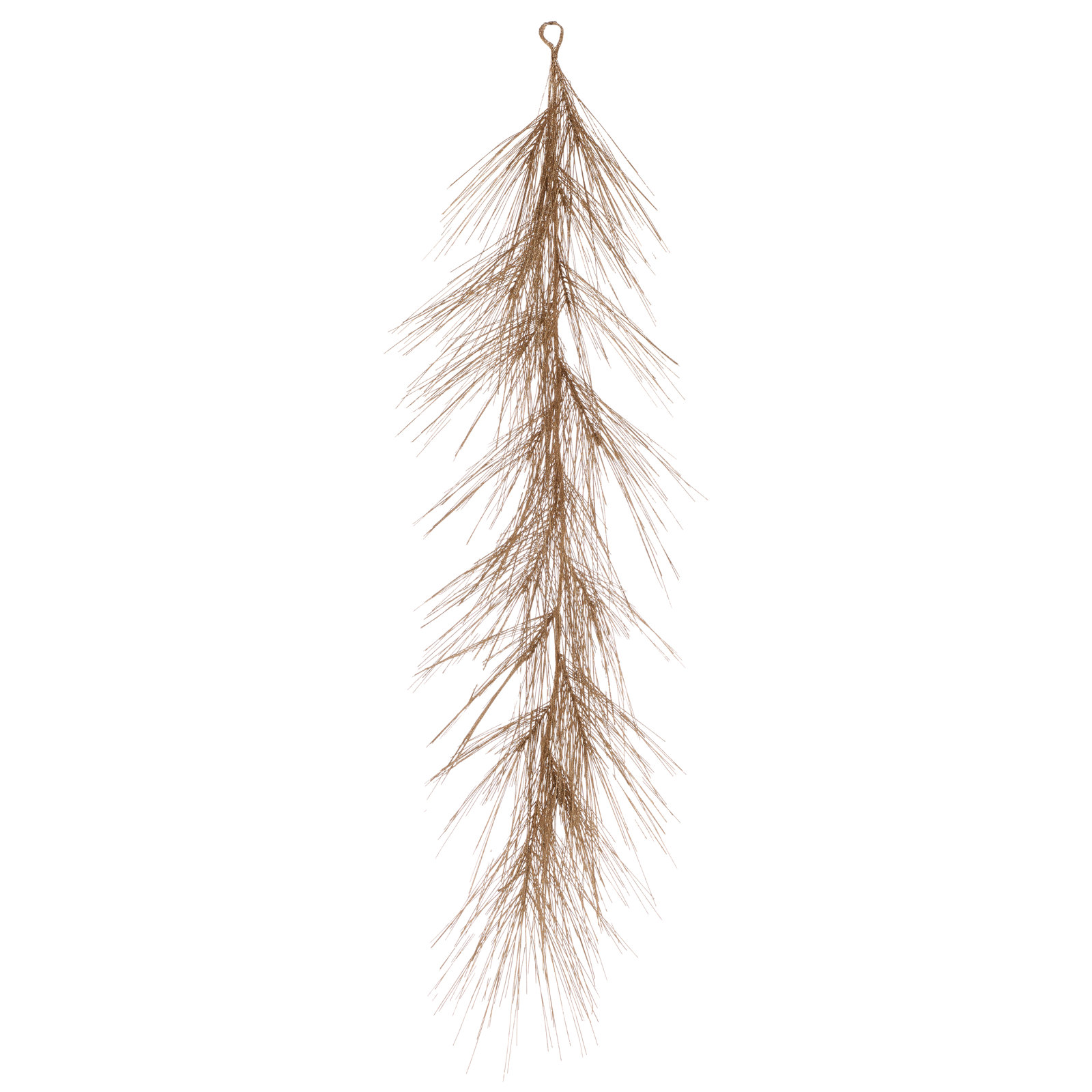 48" Glitter Long Needle Pine Garland