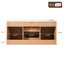 Meuble-lavabo double 47,24 pouces avec comptoir en bois massif, armoire en panneau de fibres à densité moyenne, portes à fermeture en douceur, tiroirs divisés, meuble-lavabo mural moderne-128966120
