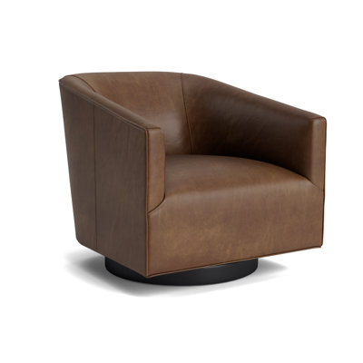 Cooper Full Swivel Leather Chair