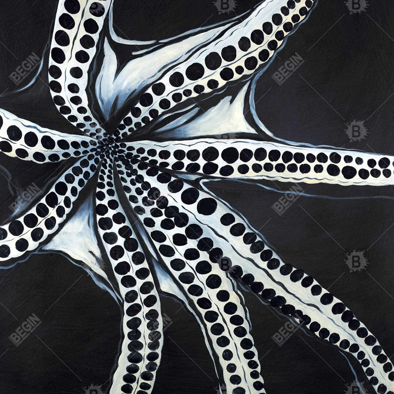 «Large Octopus Tentacle» sur toile