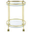 Chariot-bar moderne moderne en métal chromé -348021897