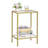 Beayer Glass Top End Table