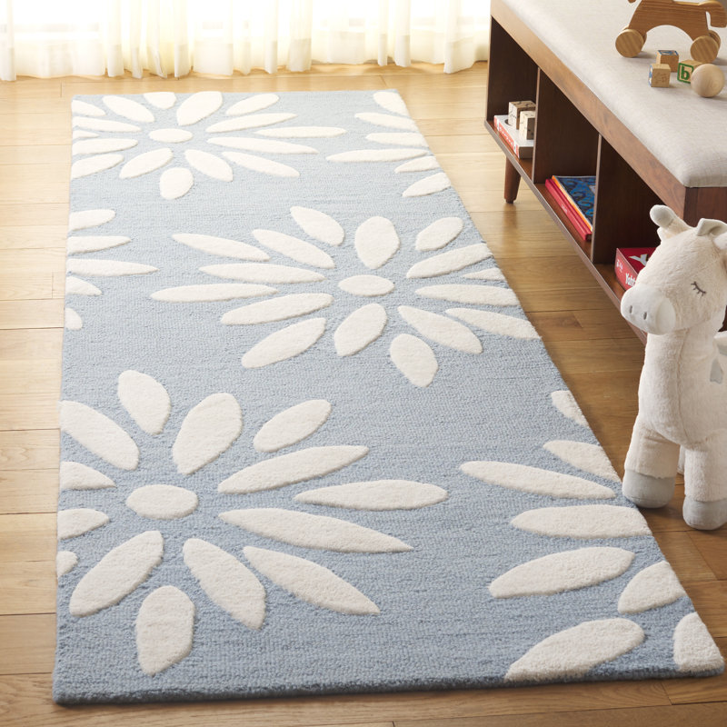 Arsaluis Kids Hand Tufted Wool Pile Rug, Runner 2'6" x 8'