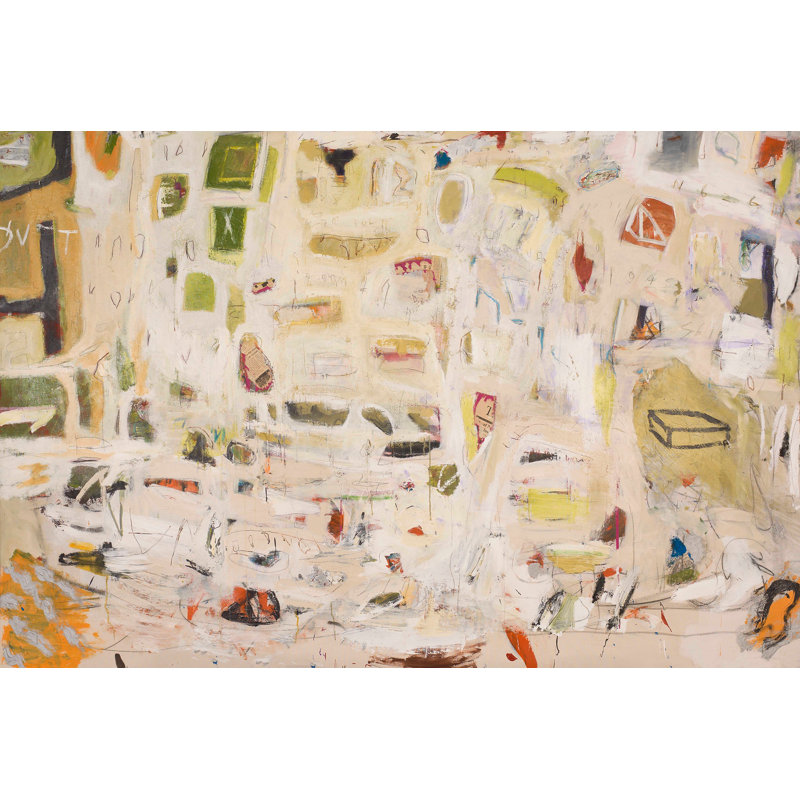 Après la vie - peinture sur toile tendue, H 36 po x l 48 po