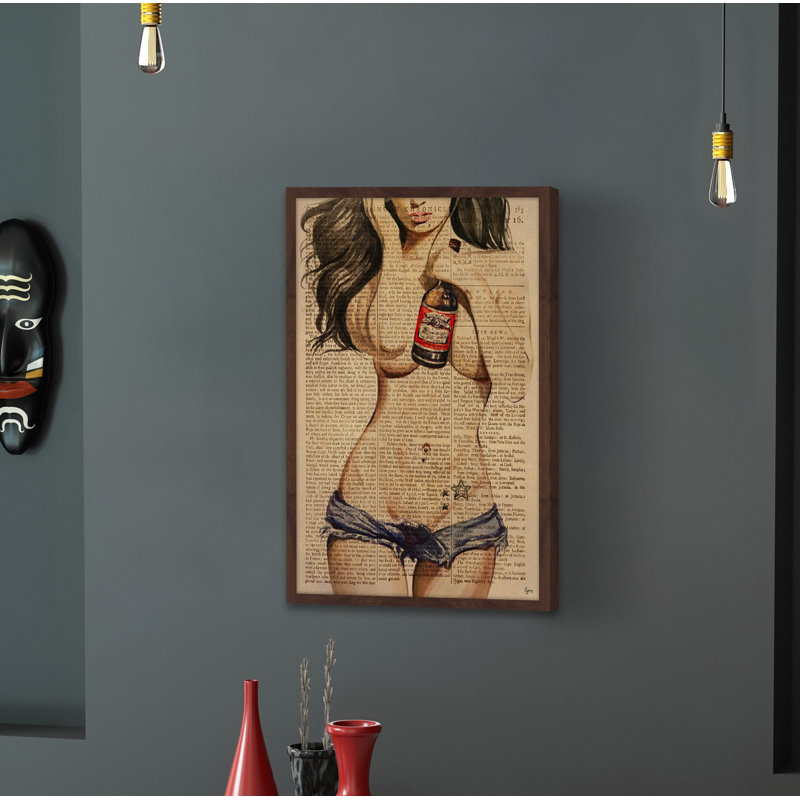 «Follow The Stars», reproduction encadrée, H 30 po x l 20 po x P 1,5 po