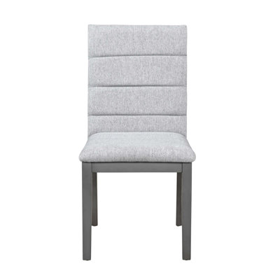 Ensemble de 2 chaises de salle à manger capitonnées et rembourrées