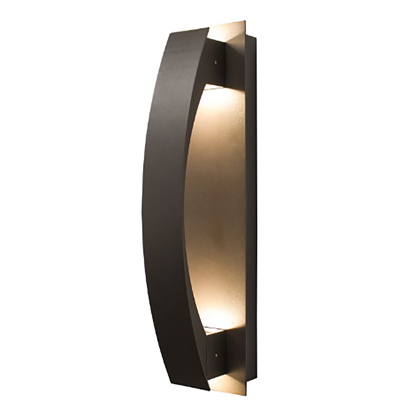 Liebowitz LED Flush Mounted Sconce, Bronze, 3000