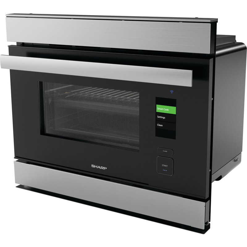Micro-onde intégré à convection intelligente 15,55 po 1,1 pi³ 1300 watts avec capacité de friture d'air Sharp