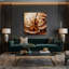 «Music Cello Brown», art mural sur toile-1759526398