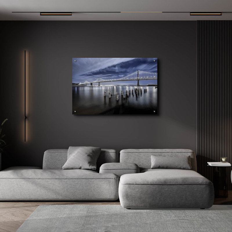 «The Bay Lights» par Toby Harriman Visuals, H 24 po x l 36 po x P 0,2 po