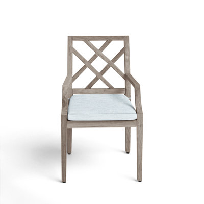 Haley Patio Dining Armchair with Cushions