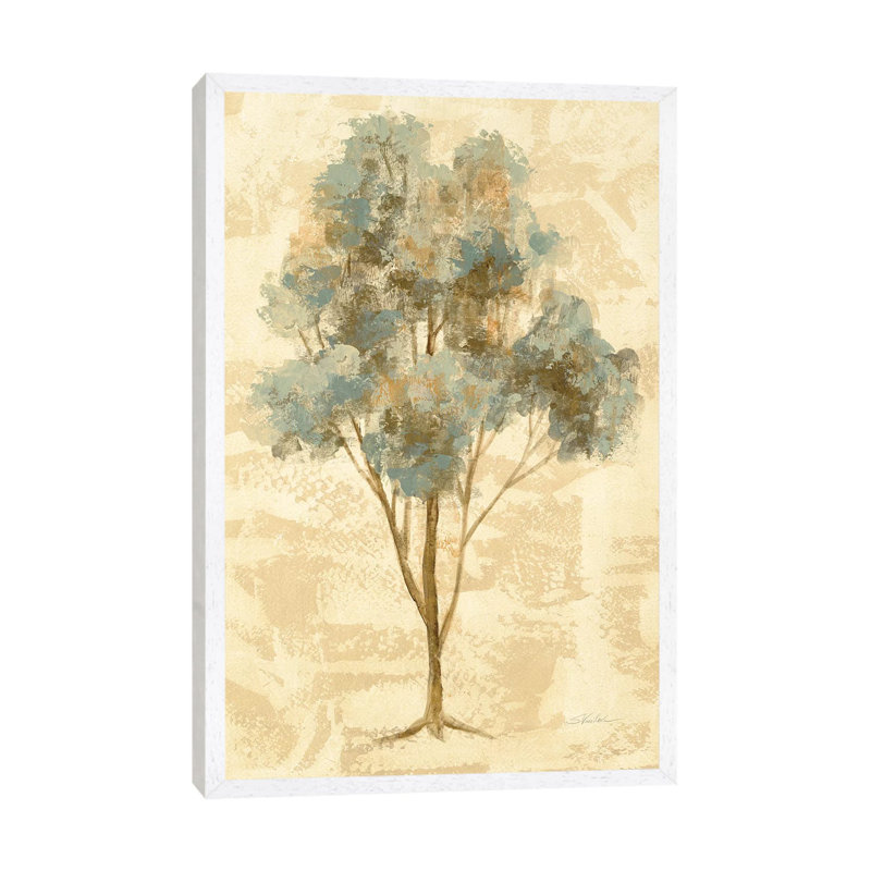 Ethereal Tree III 1 Piece Floater Frame Wall Art on Canvas, 101.6 cm H x 66.04 cm W, White