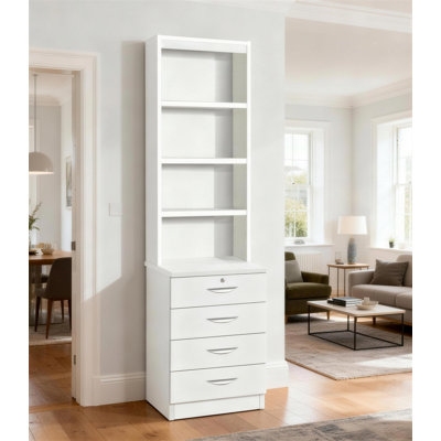 Mildura 48cm Wide 4 -Drawer File Cabinet