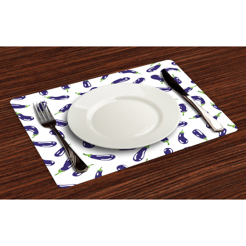 Récapitulatif à aubergine 18,5 po, Blanc