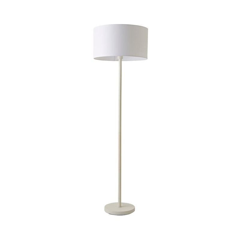 Romeir 148cm Matte Traditional Floor Lamp, White, No
