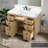  Oakford 42 Inch Bathroom Vanity with Sink, Firwood Oak – 100% Premium Solid Wood Vanity Cabinet – 1.5" Thick Quartz Countertop – Water-Resistant Finish – Fully Assembled-290144593-290144599