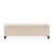 Mélange de polyester beige clair sélectionné