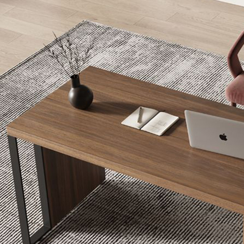 Bureau de style rétro, H 29,52 po x l 62,99 po x P 27,55 po