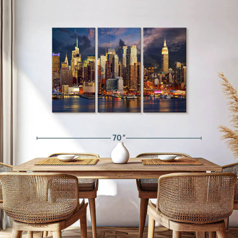 Sebbie Midtown Manhattan Skyline, 36" H x 57" W