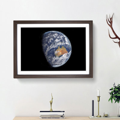 View of Planet Earth - Picture Frame Painting Print