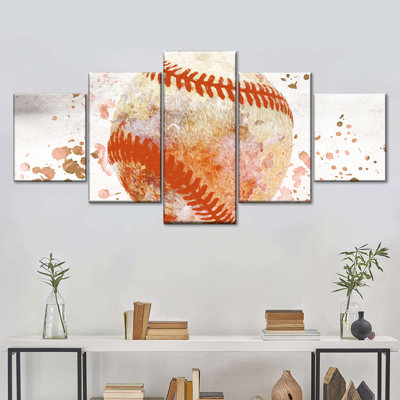 " Colorful Baseball " by Ivan S 5 - Pieces