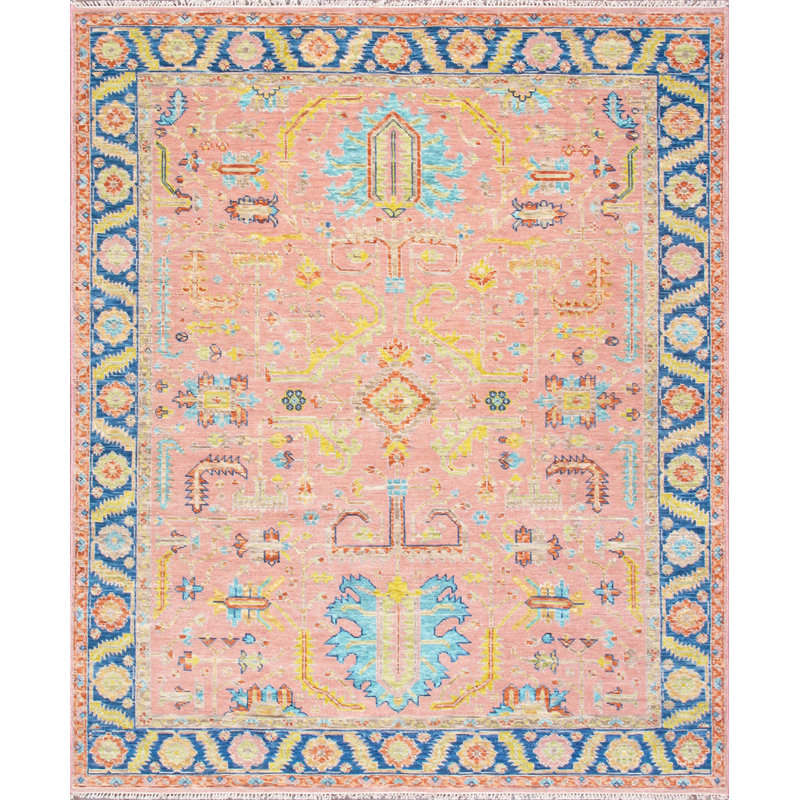 One-of-a-Kind 8'1" X 9'9" Area Rug in Salmon