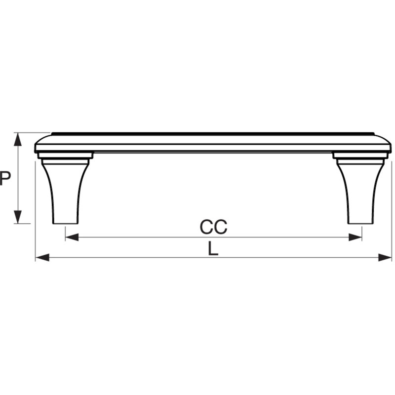 Alston 3 3/4" Center to Center Bar Pull, Brushed Satin Nickel