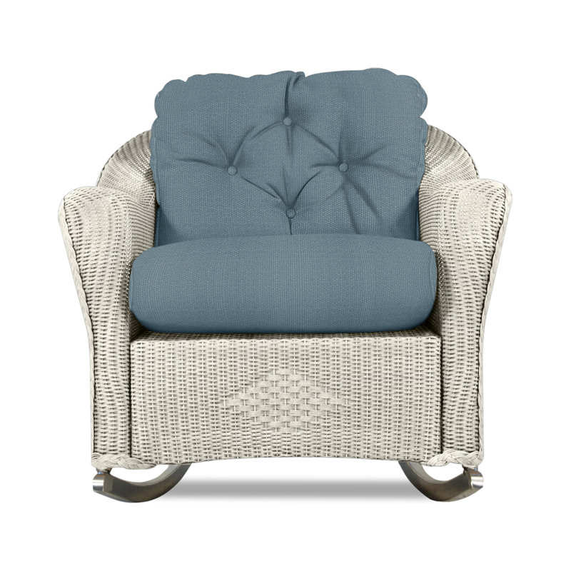 Reflections Outdoor Rocker Chair, Beach Navy, Linen