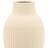 Neutral Textured 9" Ceramic Vase Contemporary Ivory Bulbous