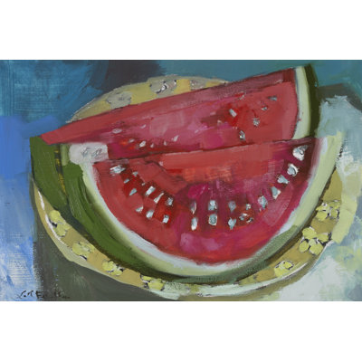 «Lawen Watermelon V On Canvas» par Erin McGee Ferrell, reproduction