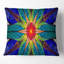 Coussin de fleurs en couleur fractale Abstract-30628895-30628892