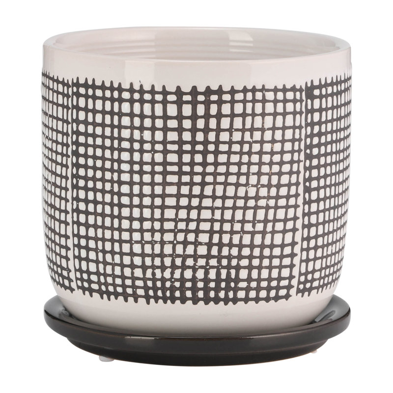 PLATEAU DE CONCEPTION EN MAILLE 6 "AVEC SAUCER, GRIS