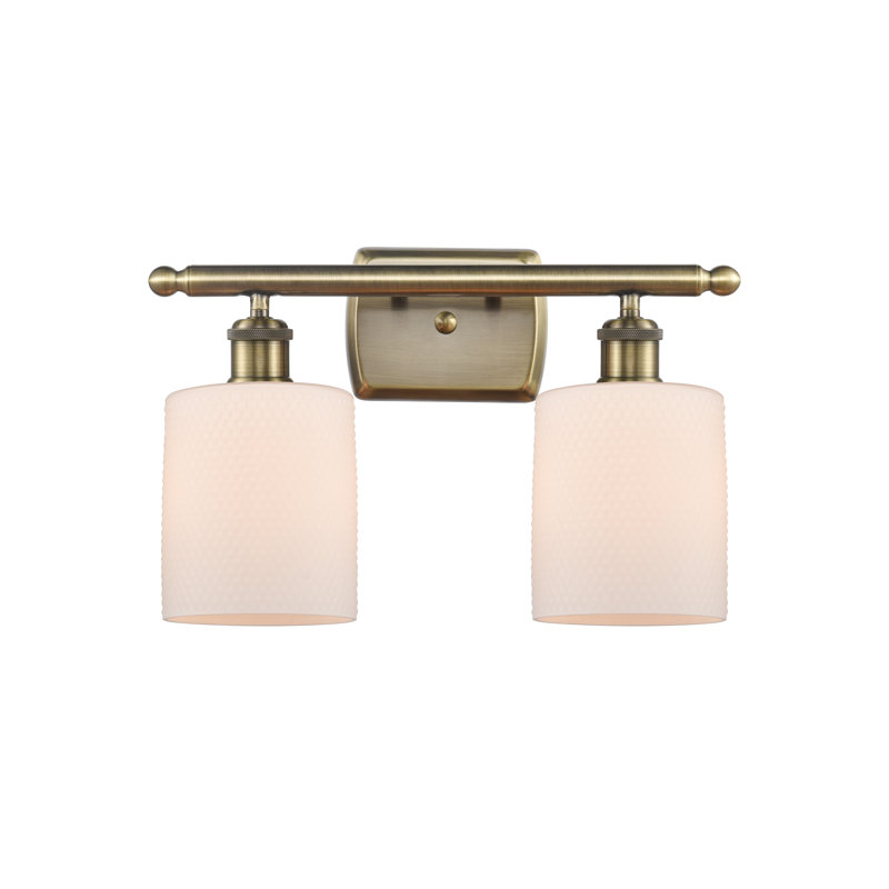 Wiens 2 - Light Dimmable Vanity Light, Incandescent, Matte White