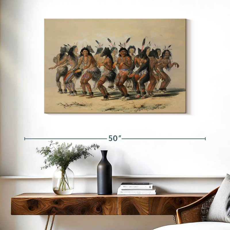 Lelar la danse des ours 1845, H 26 po x l 39 po