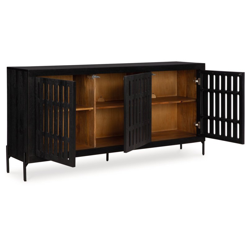 Solid Wood Accent Cabinet