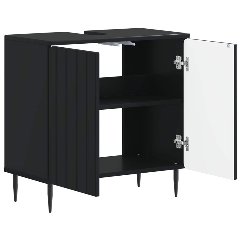 Under Sink Cabinet, Black