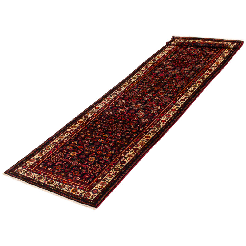 Tapis bleu marine et rouge 3 pi 5 po x 12 pi 8 po Andelz