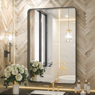 Tyro Bathroom Decorative Home Decor Corner Hangs Accent Mirror
