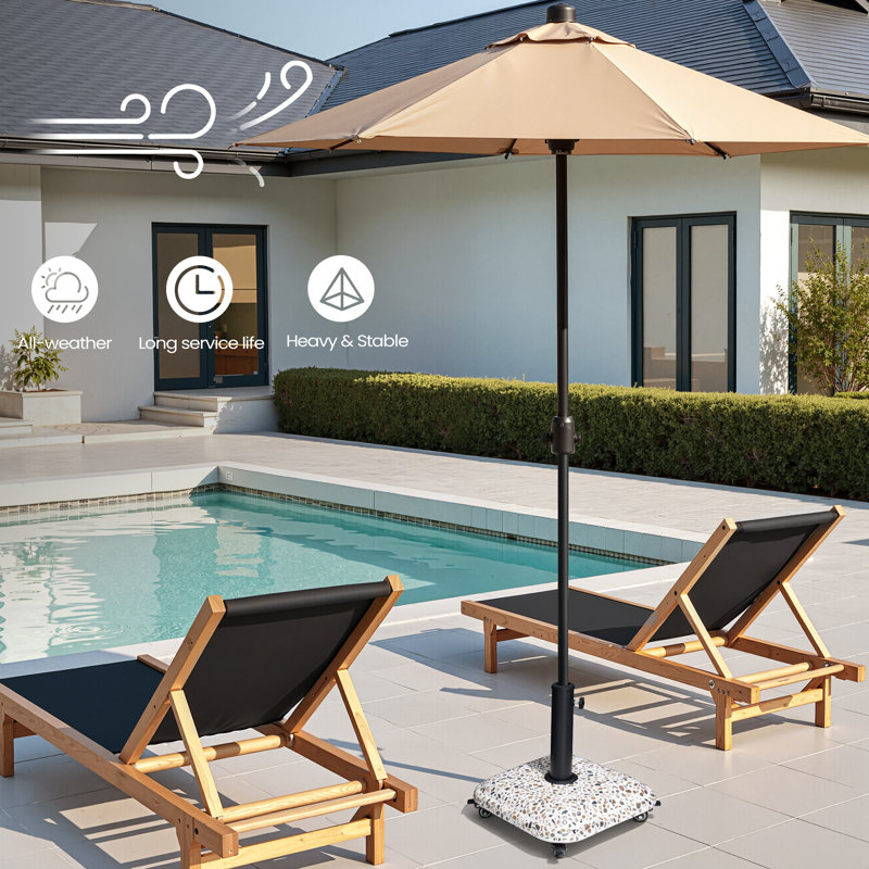 6 1 2 foot patio umbrella Watermen 6' Umbrella with Lifeguard