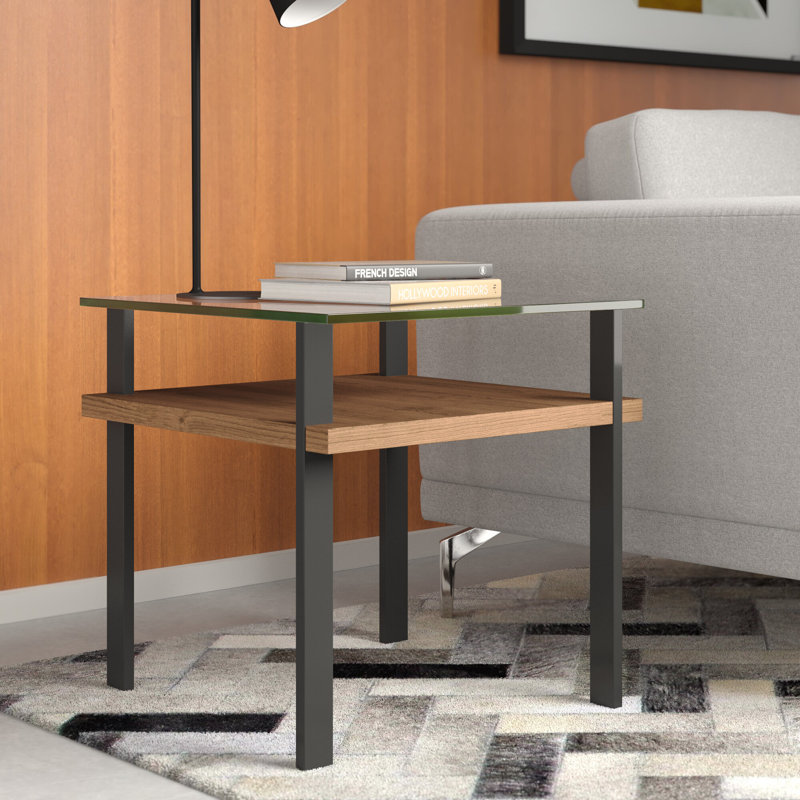 Table de bout Terrace, Noyer naturel