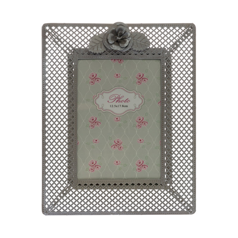 Coble Grey Metal Picture Frame, 22cm x 26cm