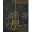 Nimes 4 - Light Lampakanay Rope/Wrought Iron Chandelier by Suzanne Duin
