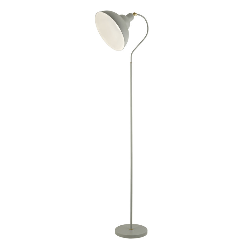 Ingber 166cm Arched Floor Lamp, Taupe