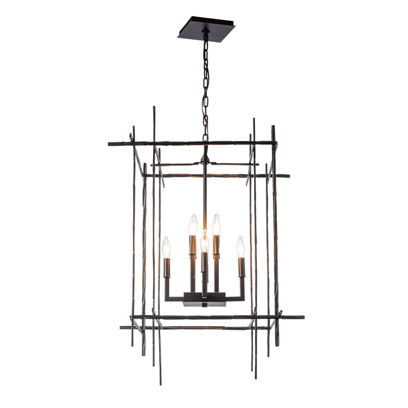 Tura - Light Rectangle Chandelier, Large, Oil Rubbed Bronze