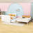 Full Over Full Bunk Bed With Twin Trundle, Guardrails And Ladder, Convertible Into Separate Beds-1798393929