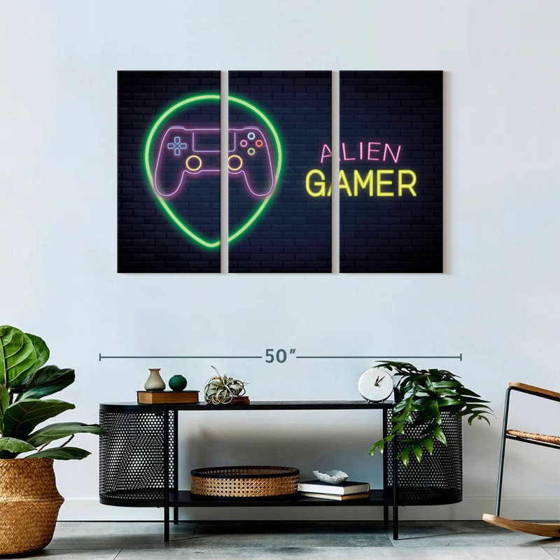 «Alien Gamer, H 28 po x l 45 po